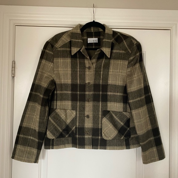 Vintage Canadian made Via Moda plaid jacket - Picture 1 of 2